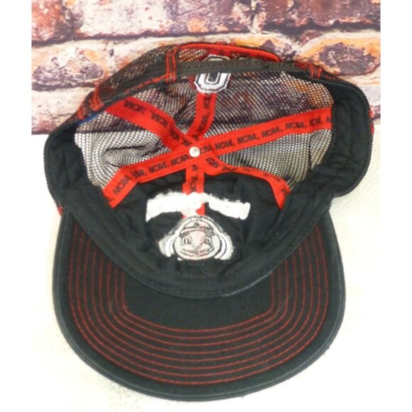 Ohio State Buckeyes Mascot Brutus Embroidered Mesh Snapback Hat Trucker Cap - Picture 6 of 7
